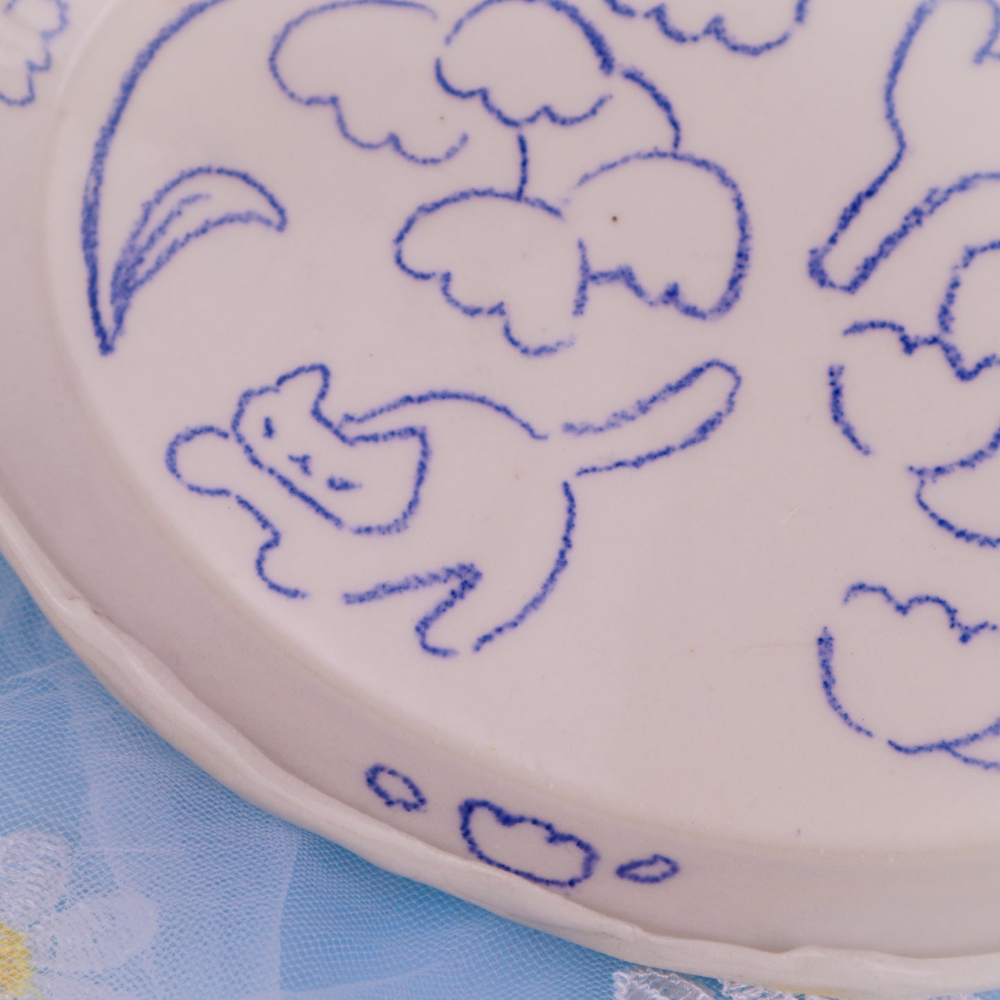 Kitties and the Bluebells | Plate