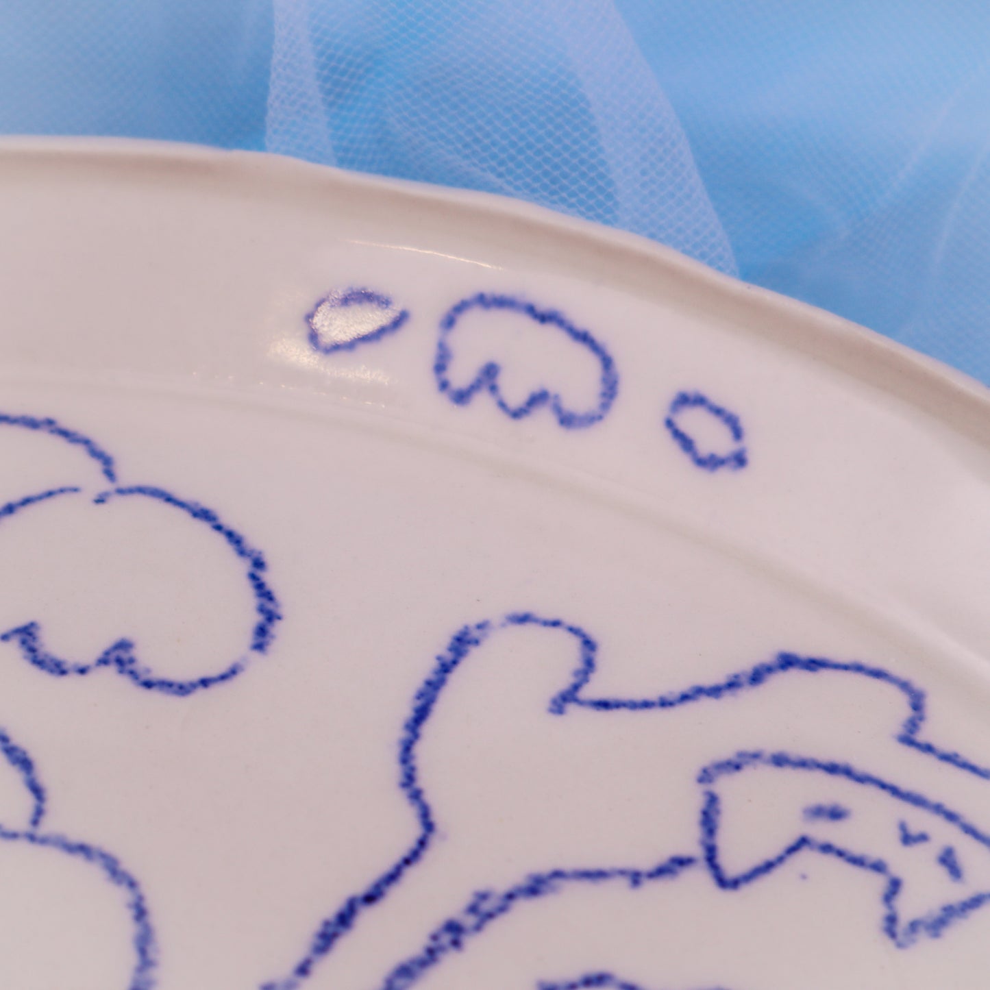 Kitties and the Bluebells | Plate