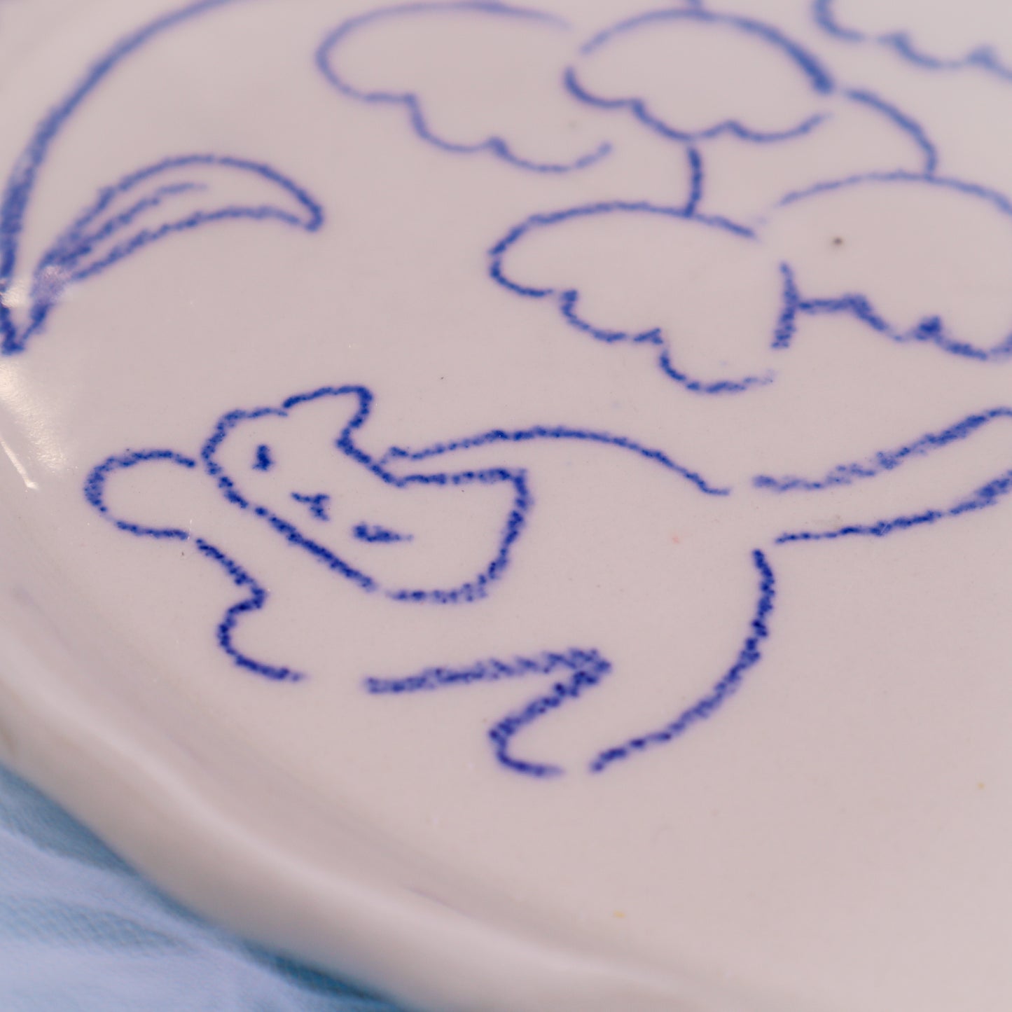 Kitties and the Bluebells | Plate