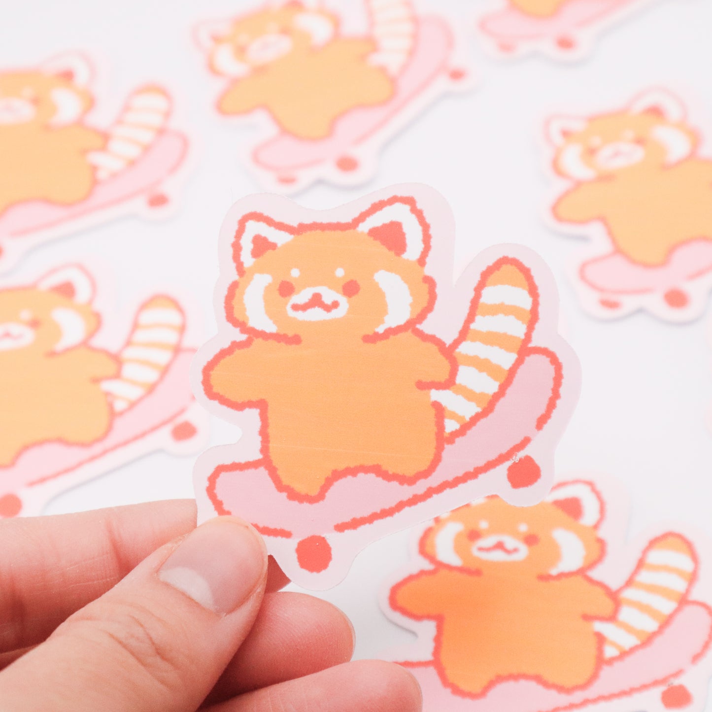 Skateboarding Red Panda | Sticker