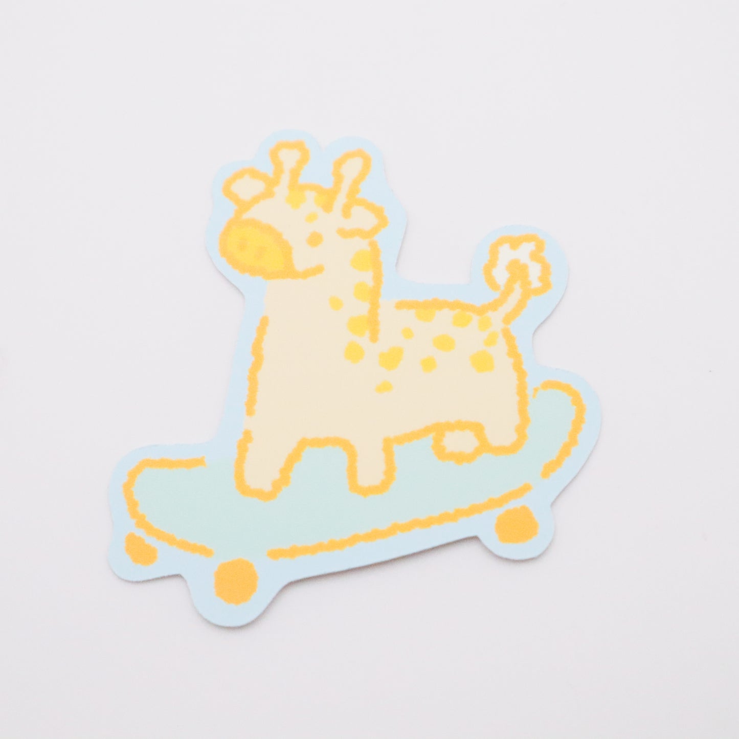 Skateboarding Giraffe | Sticker