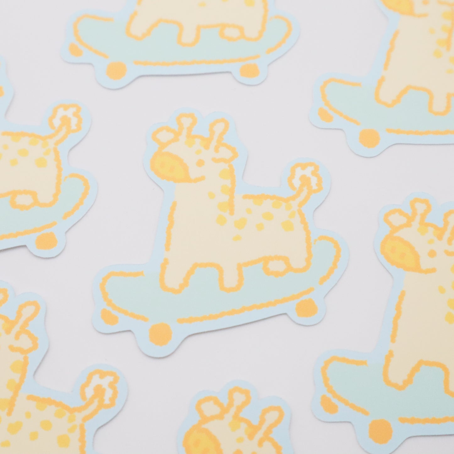 Skateboarding Giraffe | Sticker