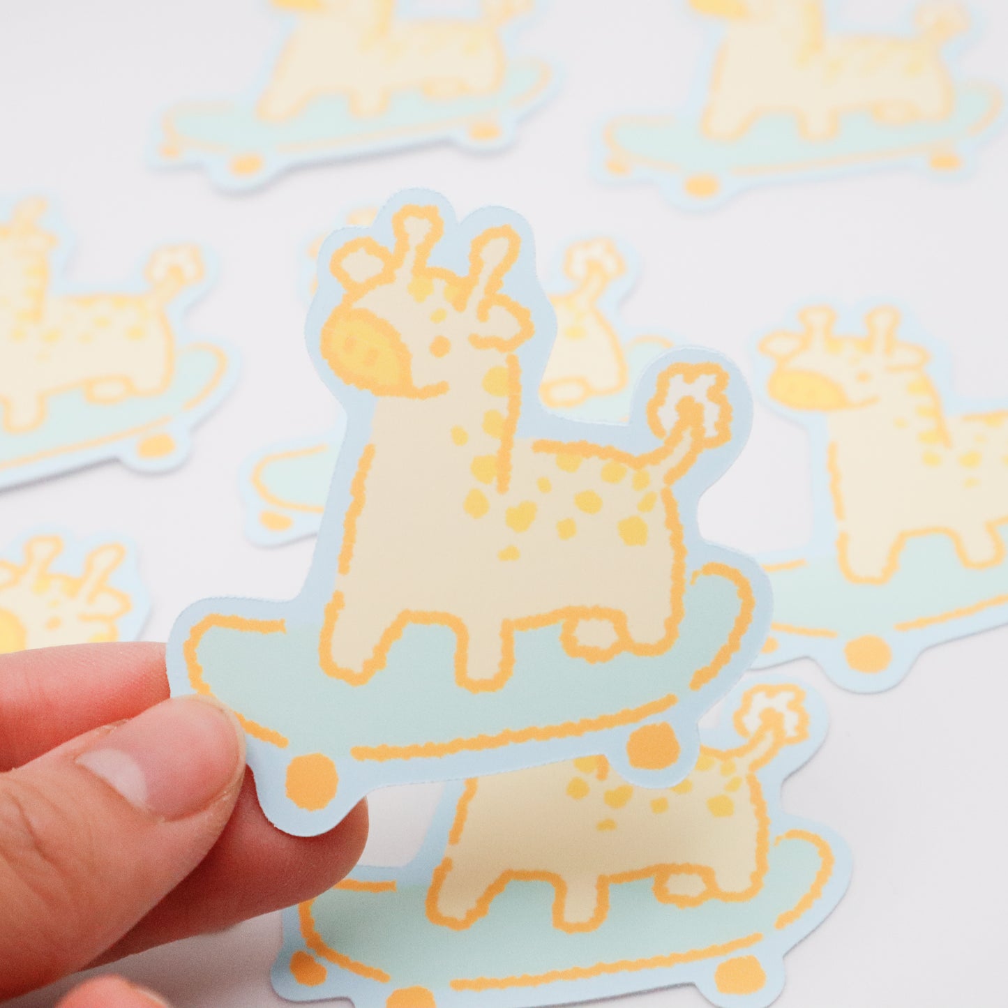 Skateboarding Giraffe | Sticker