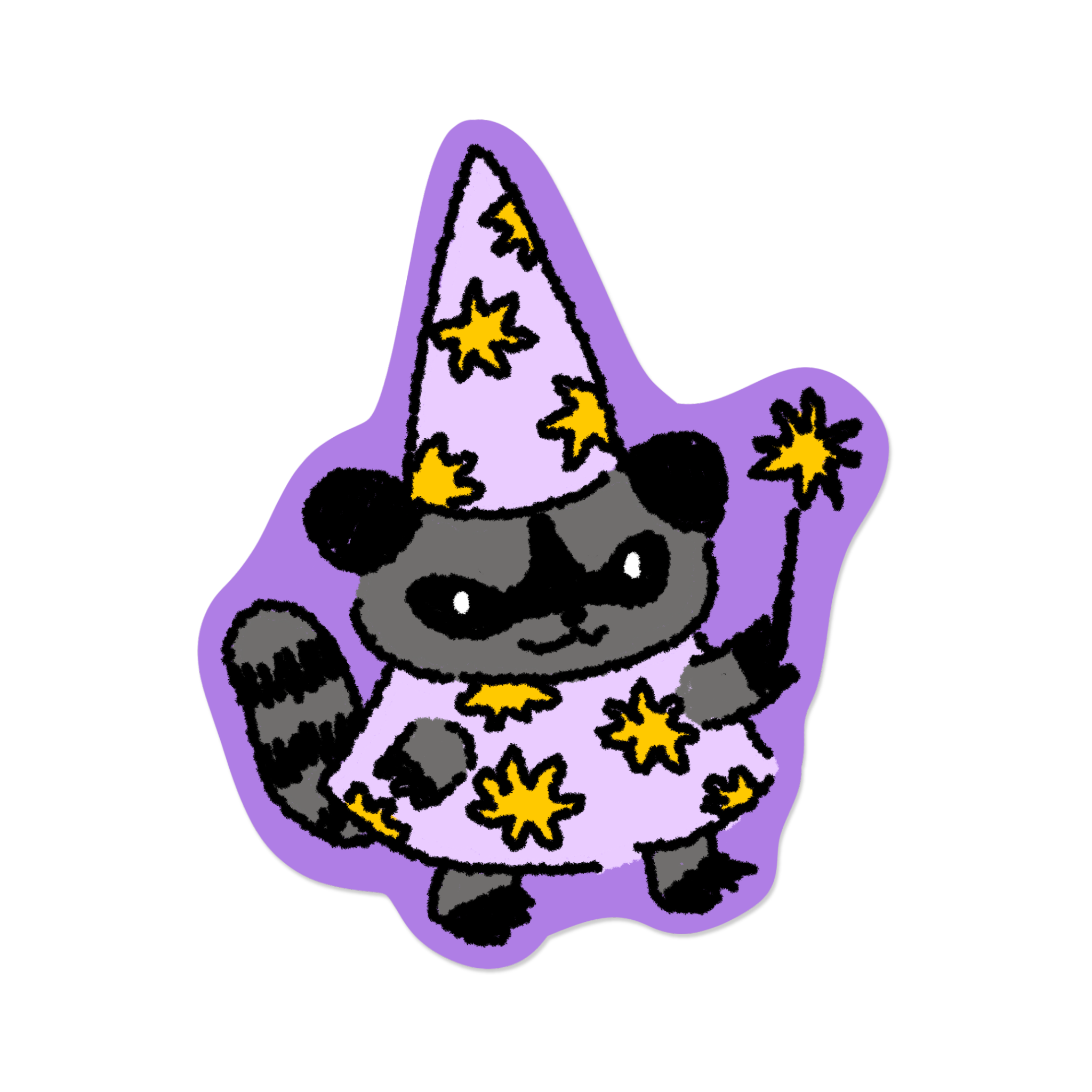 Raccoon Wizard | Sticker