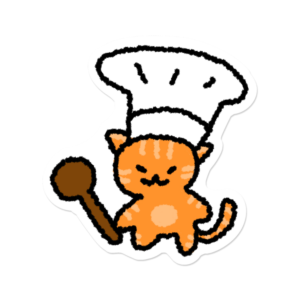 Chef Cat Cat Meme | Sticker