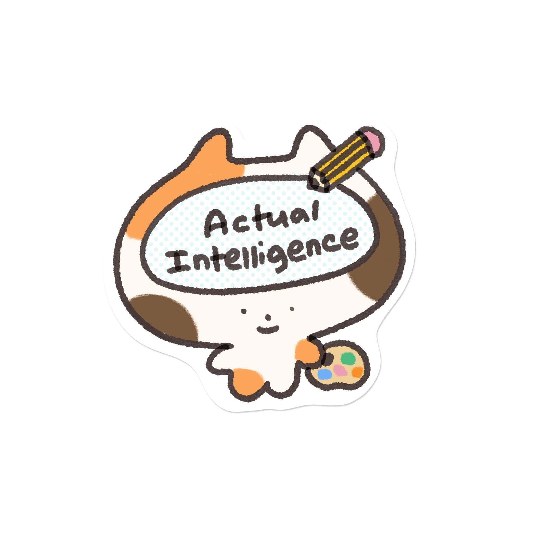 Actual intelligence | Sticker