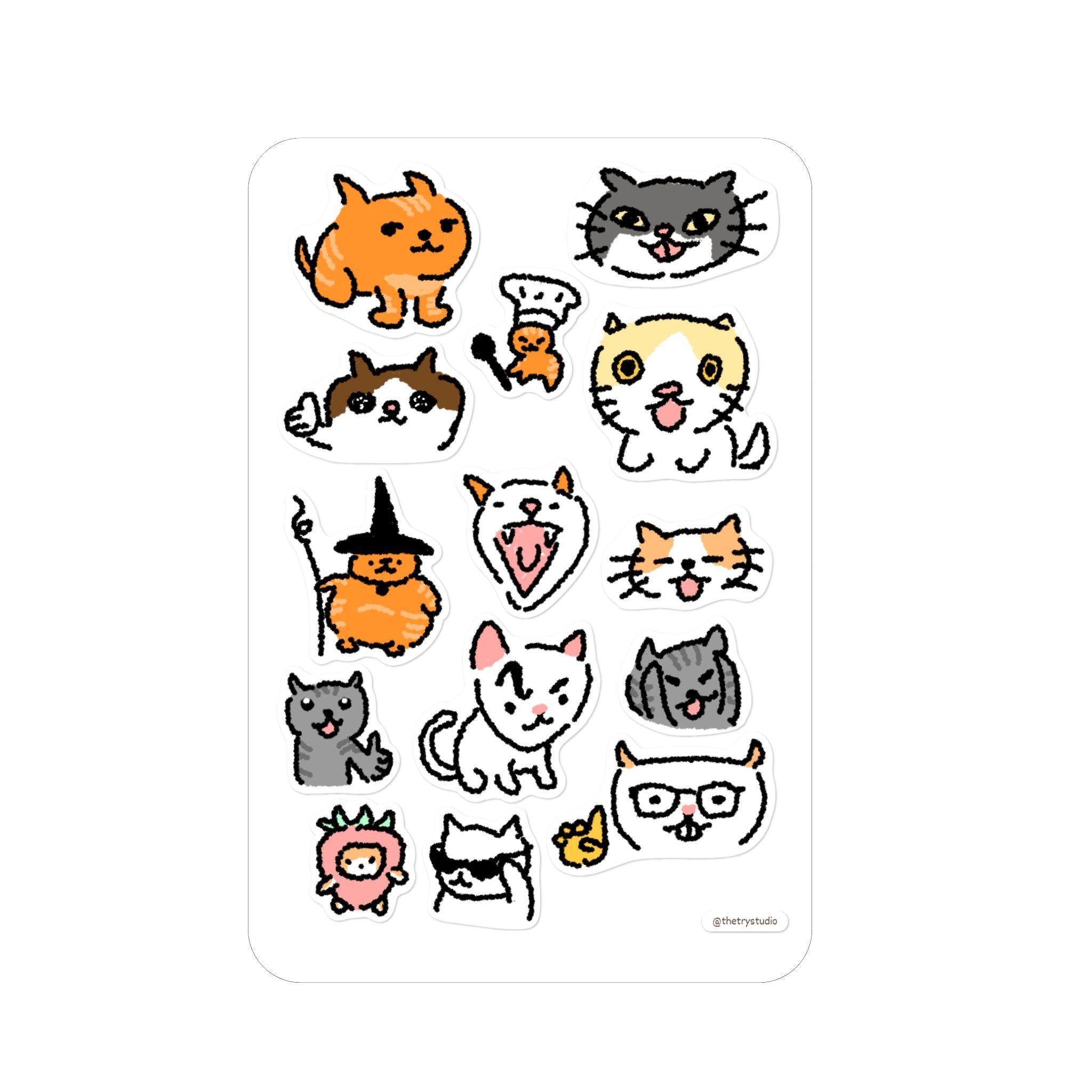 Cat Memes | Sticker Sheet