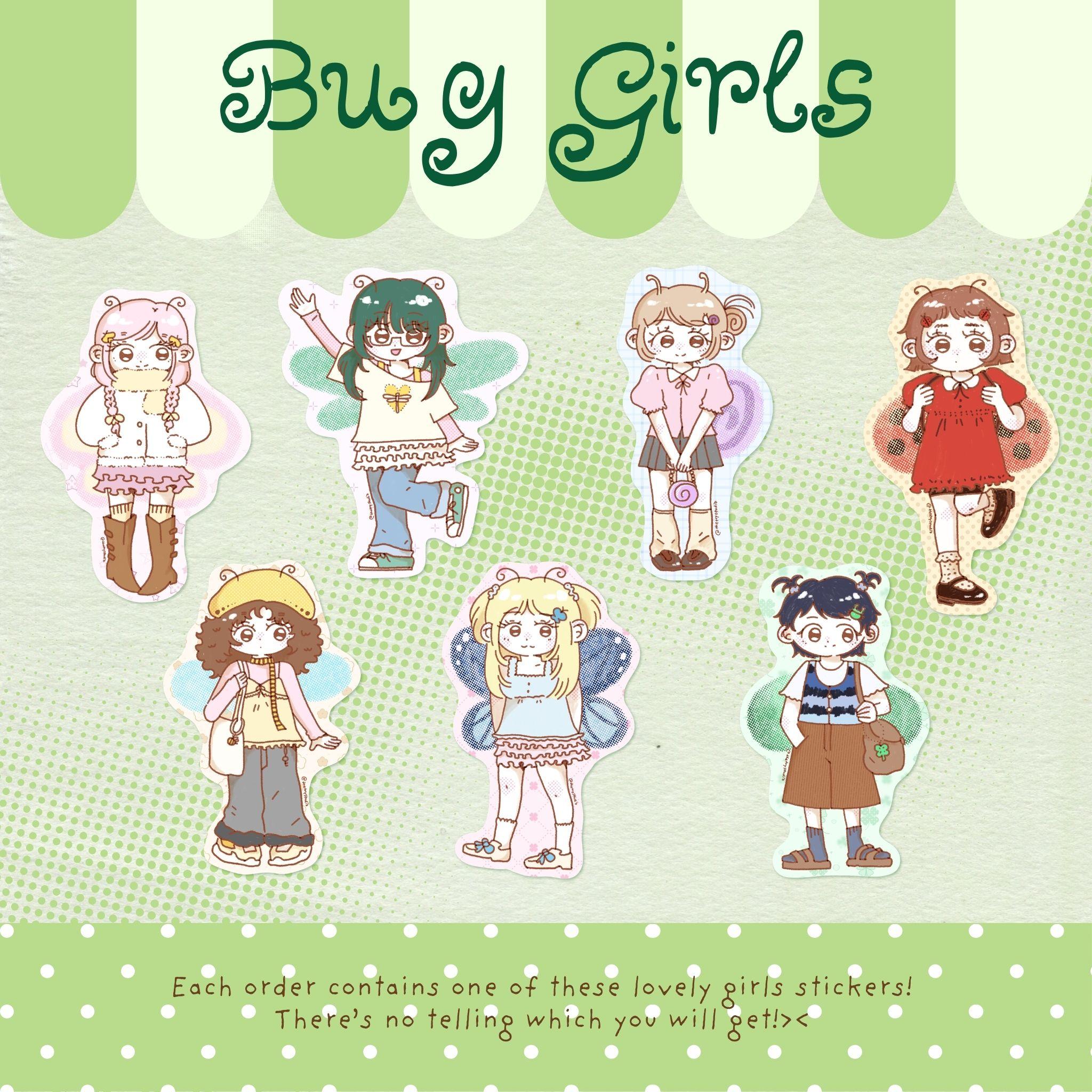 Bug Girls | Sticker Blind Box