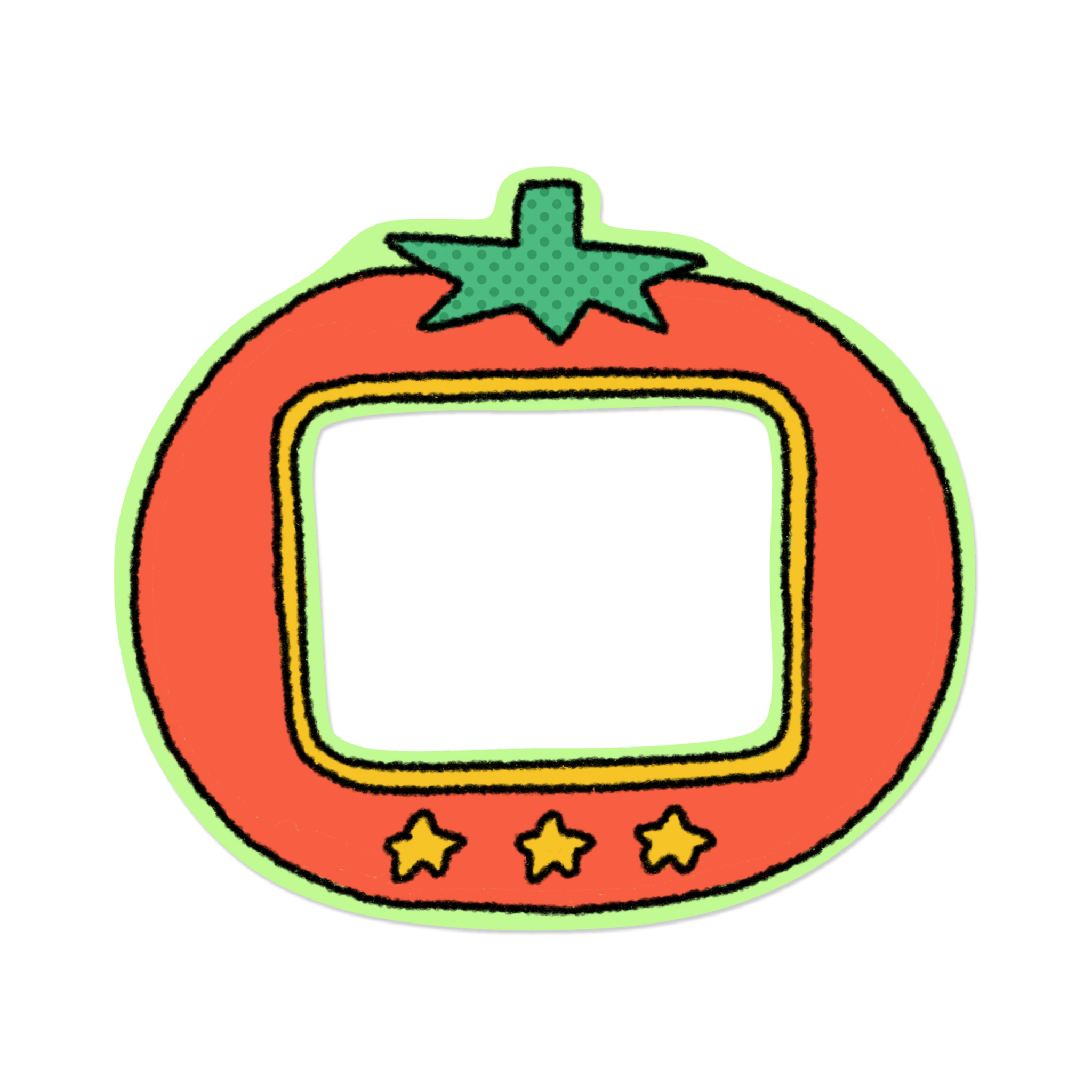 Tomato Picture Frame | Sticker
