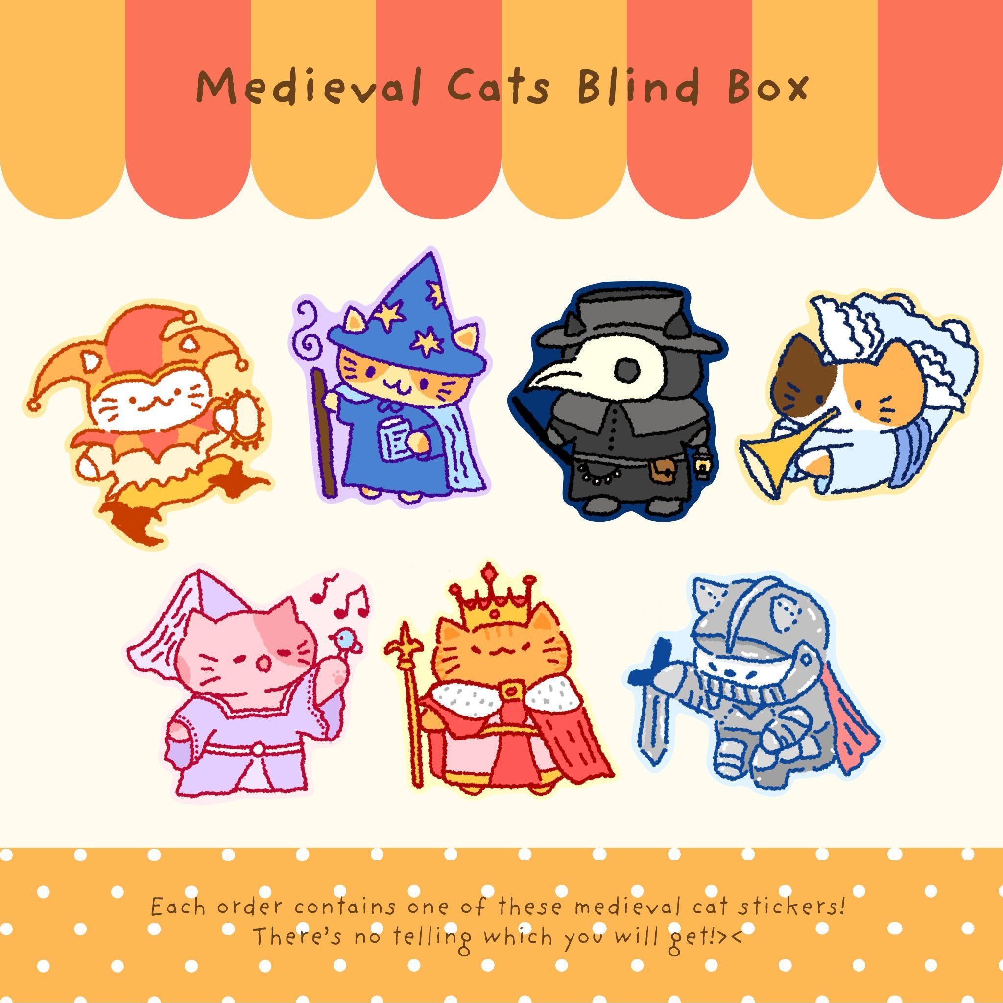 Medieval Cats | Sticker Blind Box
