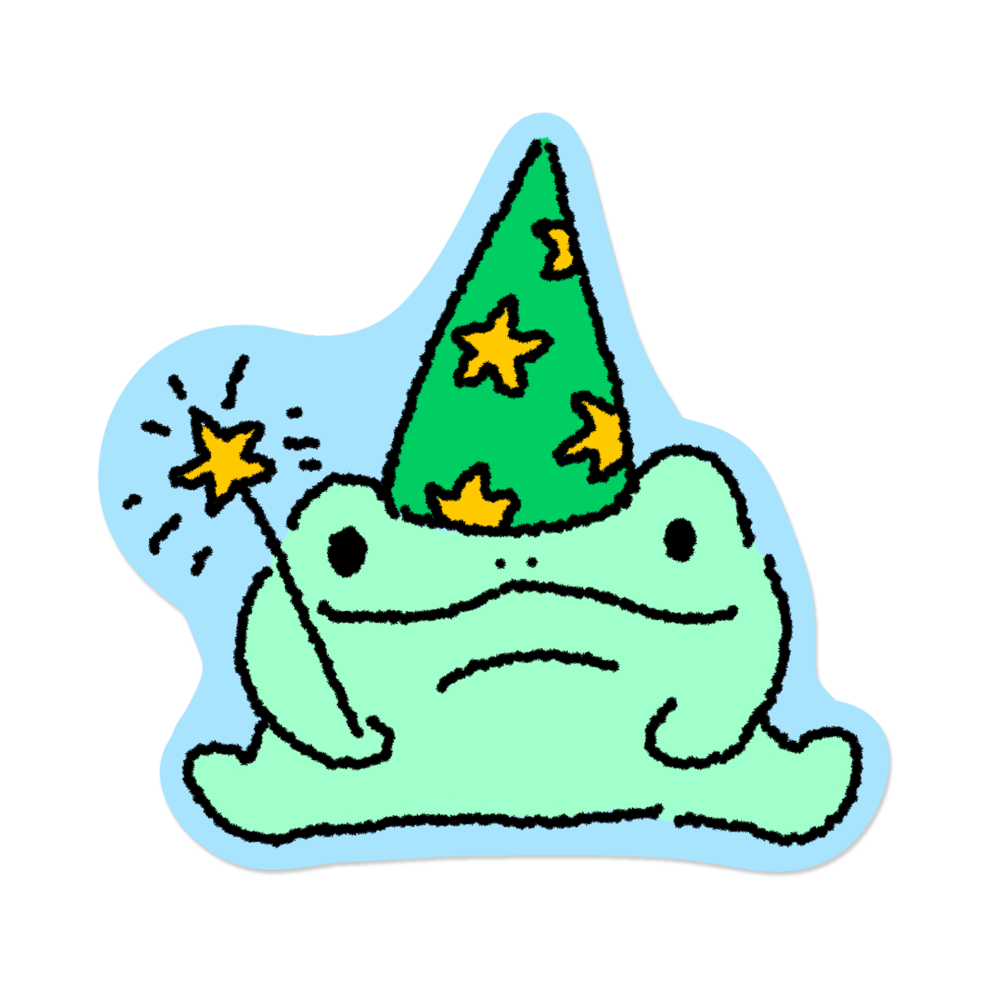 Frog Wizard | Sticker