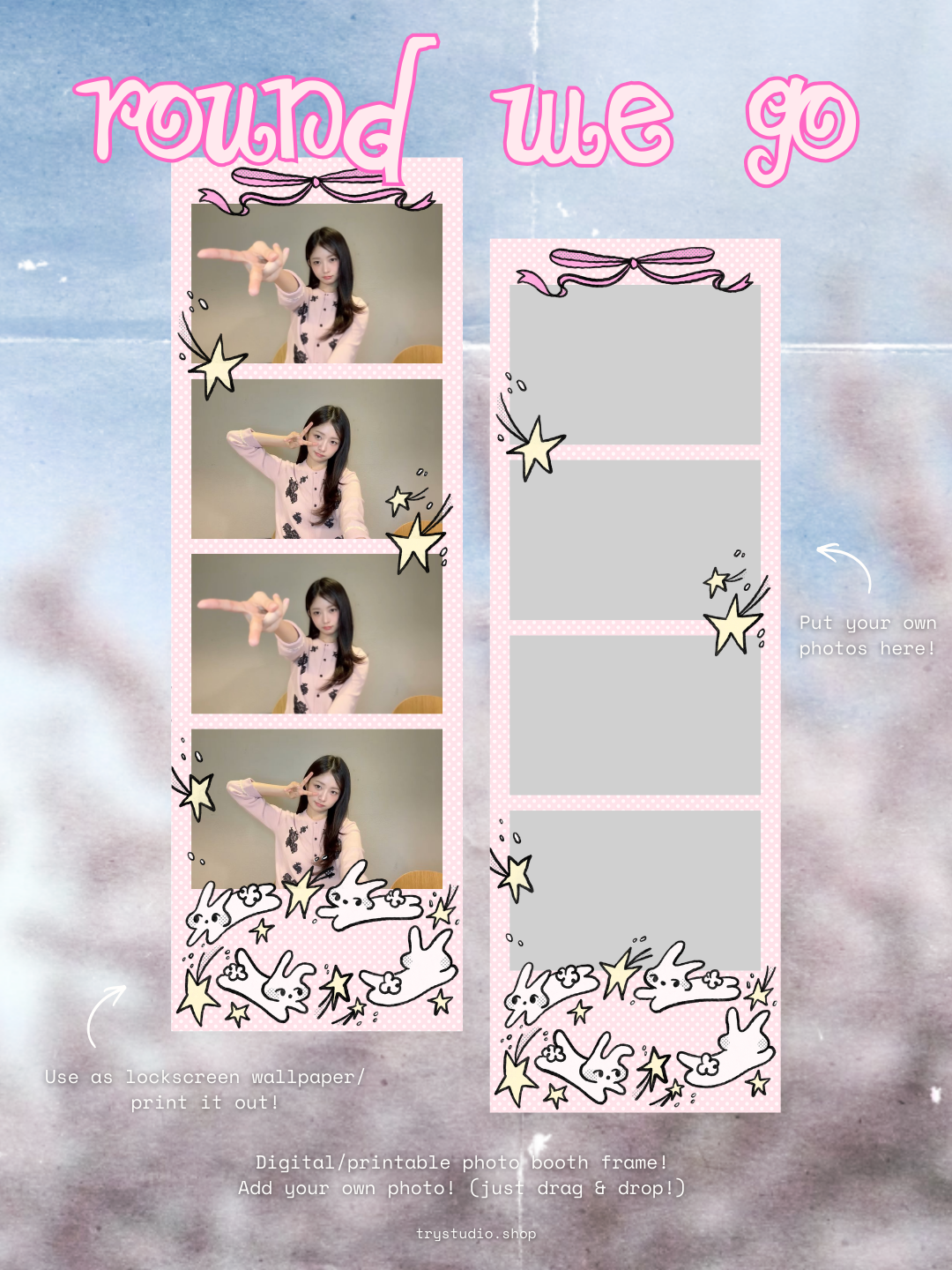 Round We Go! | Photo Booth Frame