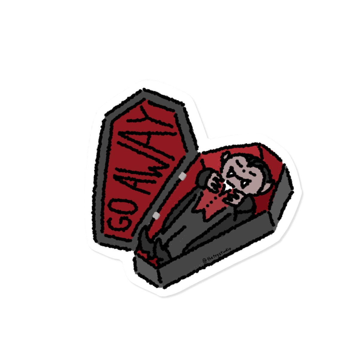 Go away | Sticker