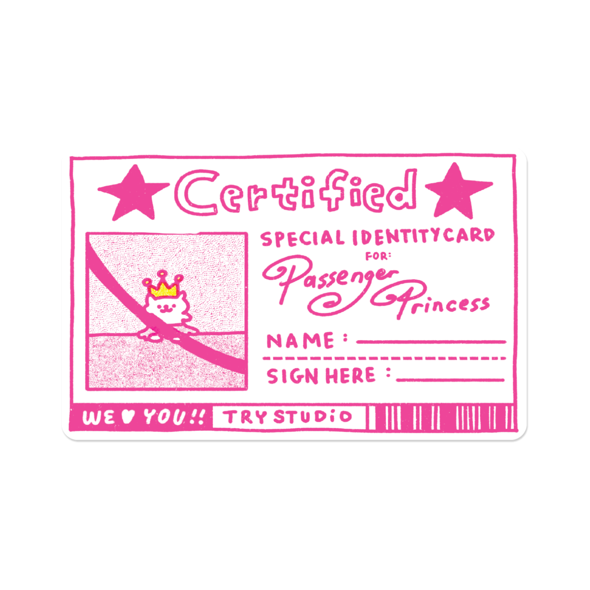 Certified | Transit Card Sticker