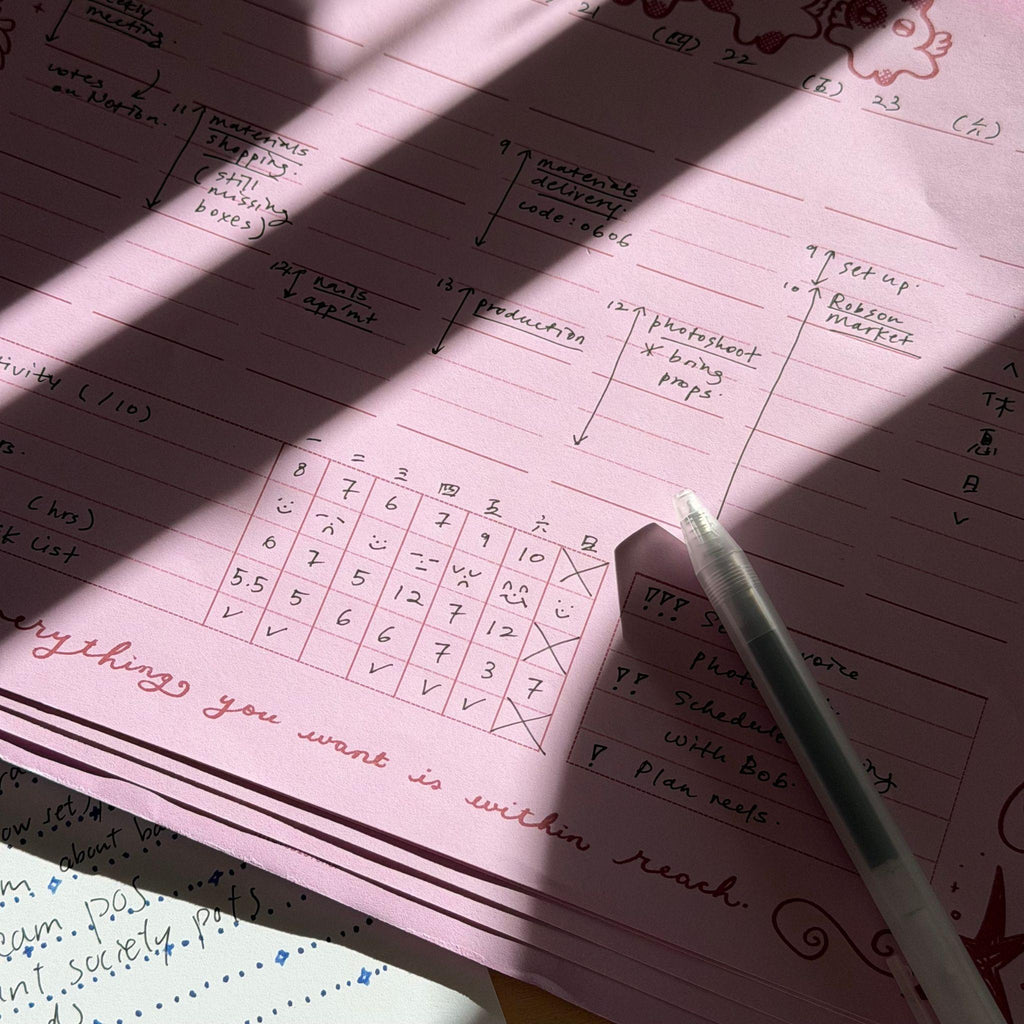 Everything you want is within reach | Weekly memo pad