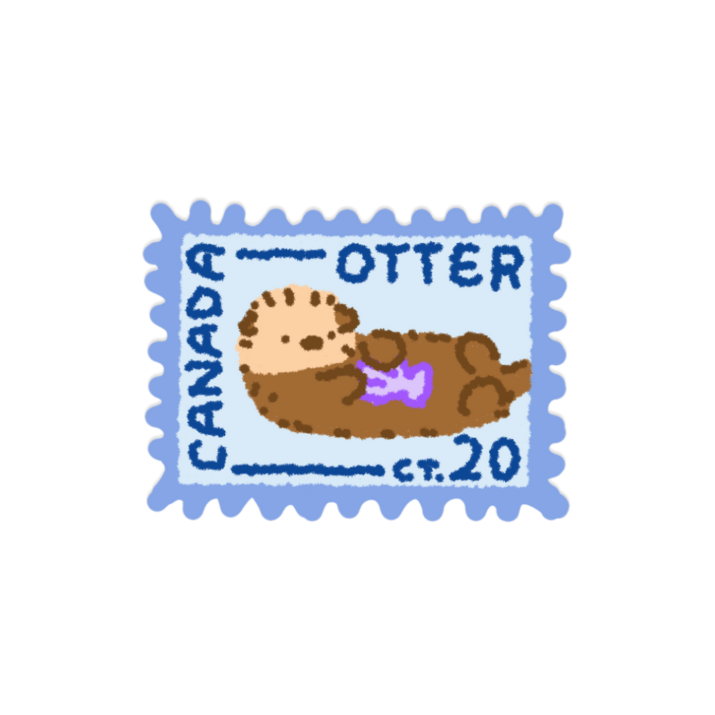 Canadian Wildlife Stamp | Sticker