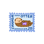 Canadian Wildlife Stamp | Sticker