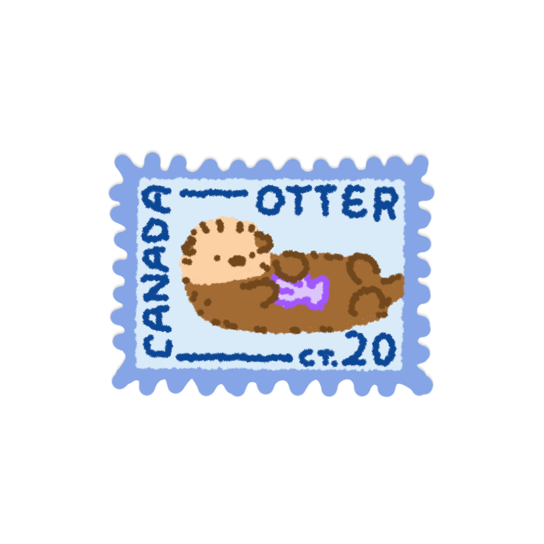 Canadian Wildlife Stamp | Sticker