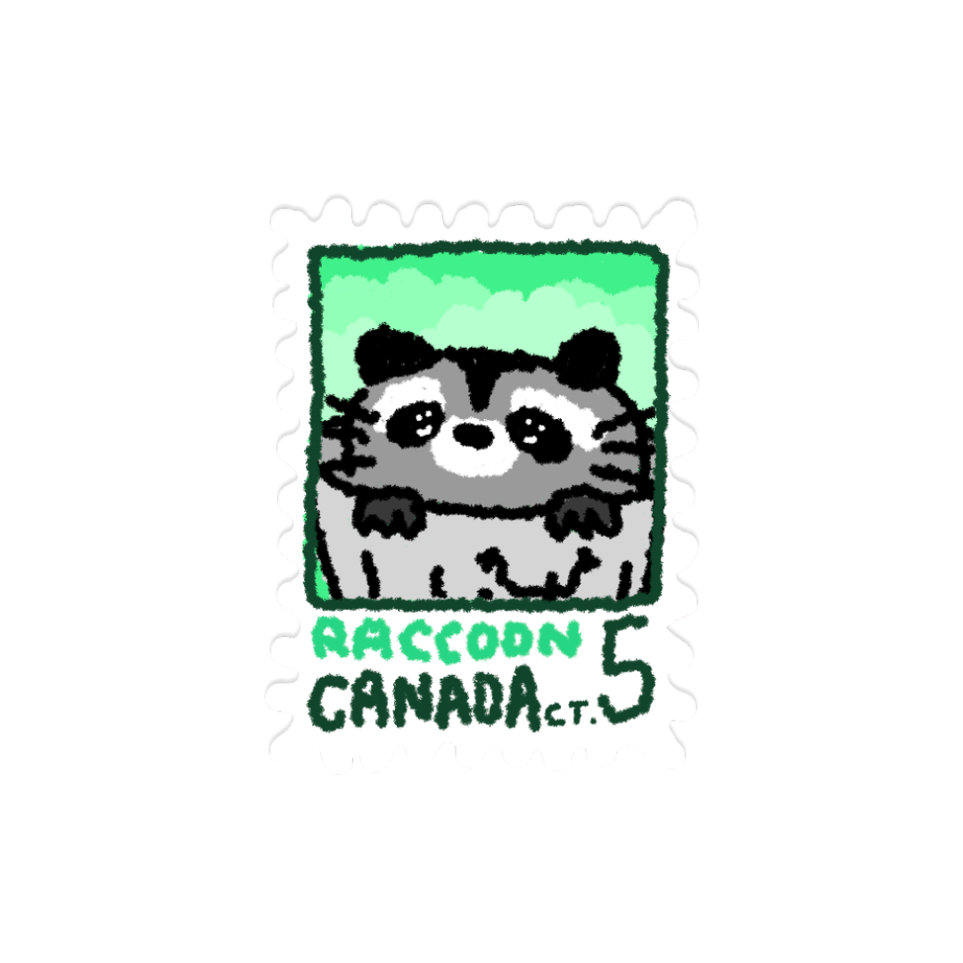 Canadian Wildlife Stamp | Sticker
