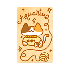Zodiac Yarn Kitties | Transit Card Sticker