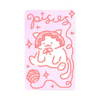 Zodiac Yarn Kitties | Transit Card Sticker