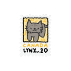 Canadian Wildlife Stamp | Sticker