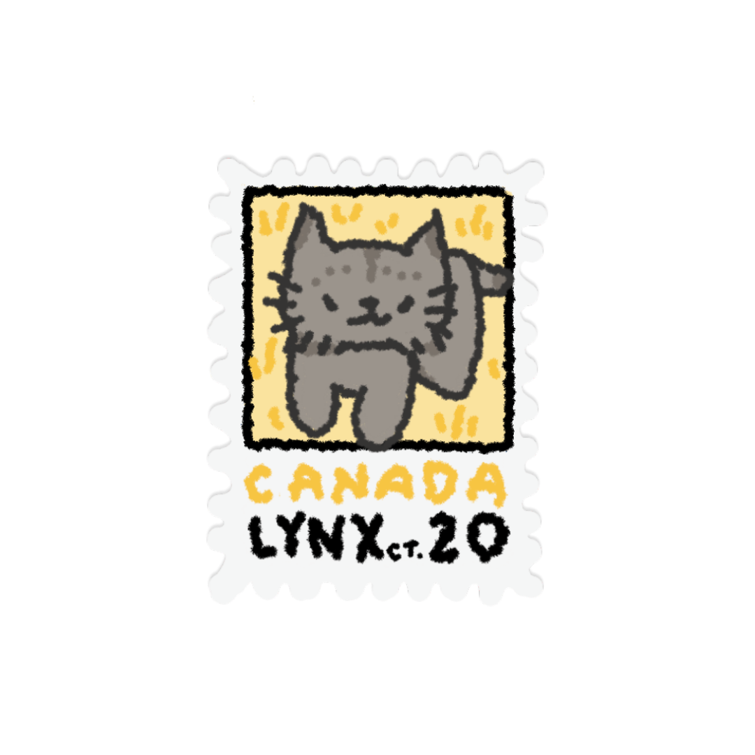 Canadian Wildlife Stamp | Sticker