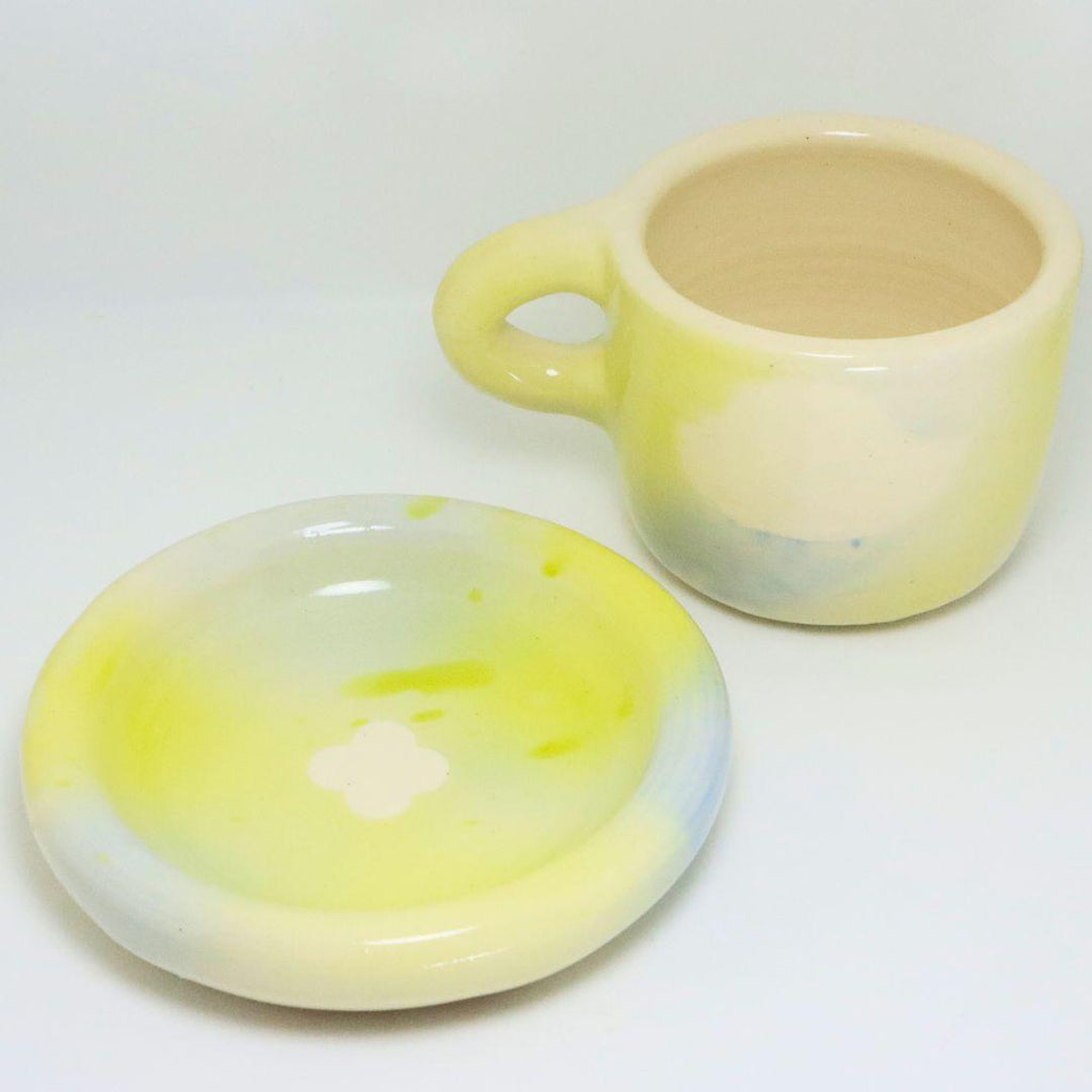 Cloudy Days (Blue & Green) | Plate