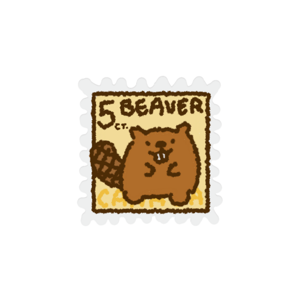 Canadian Wildlife Stamp | Sticker