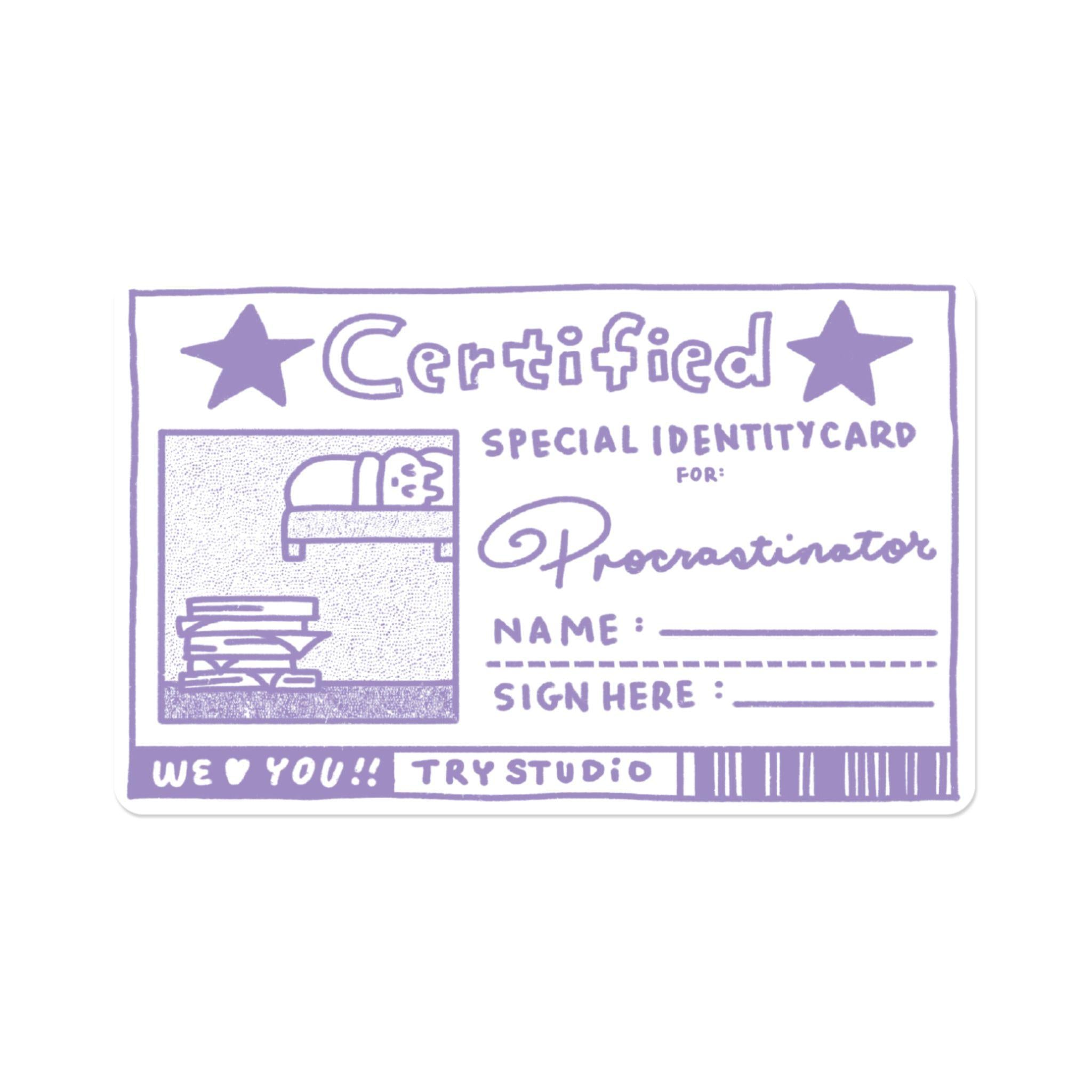 Certified | Transit Card Sticker