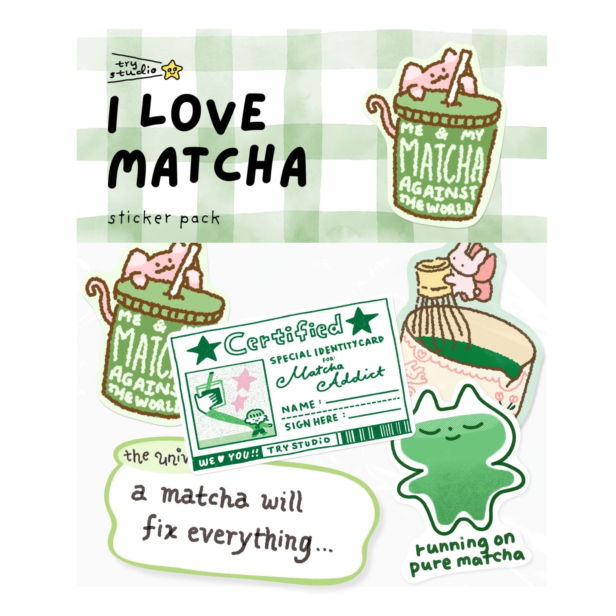 I Love Matcha | Sticker Pack