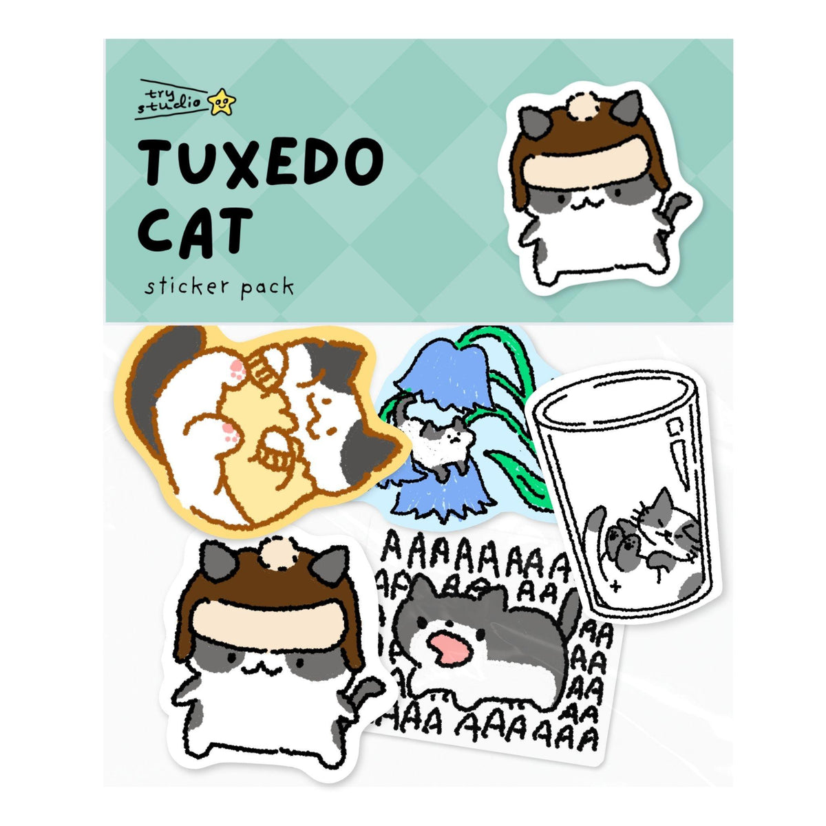Tuxedo Cat | Sticker Pack
