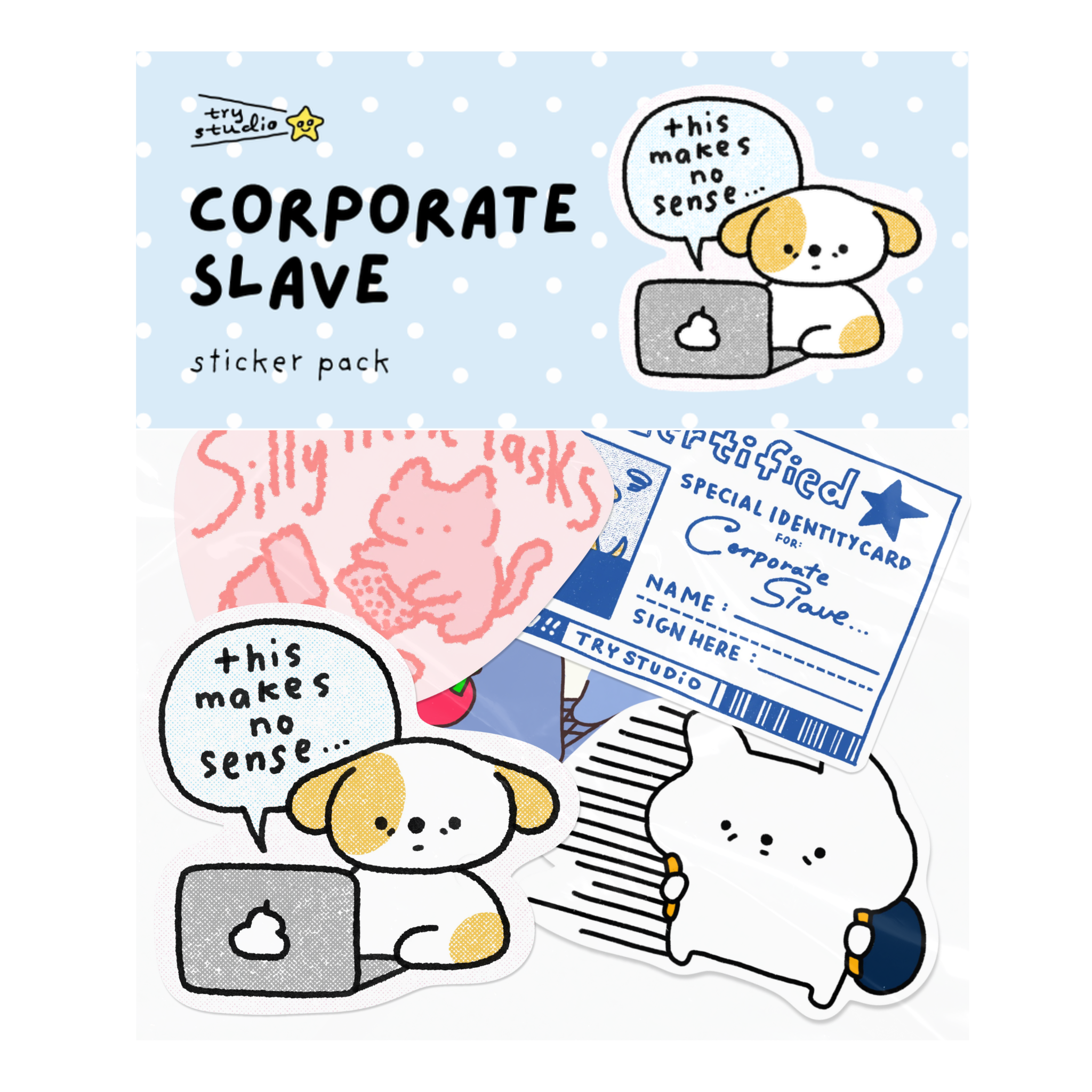 Corporate Slave | Sticker Pack