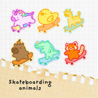 Skateboarders | Sticker
