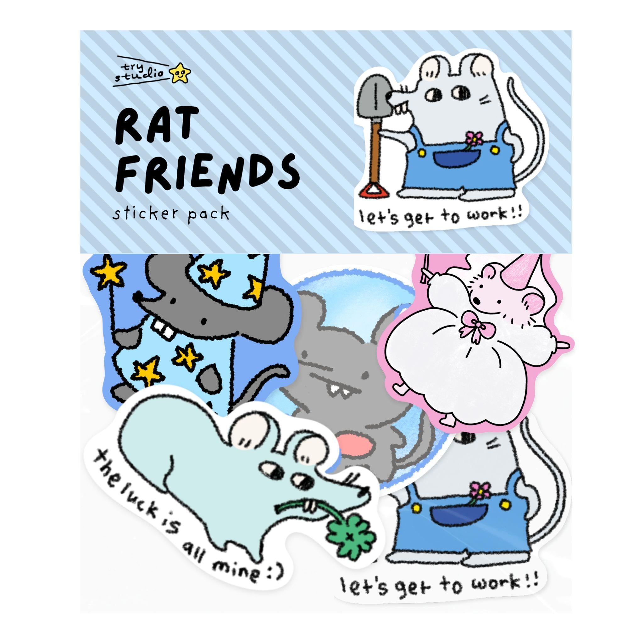 Rat Friends | Sticker Pack