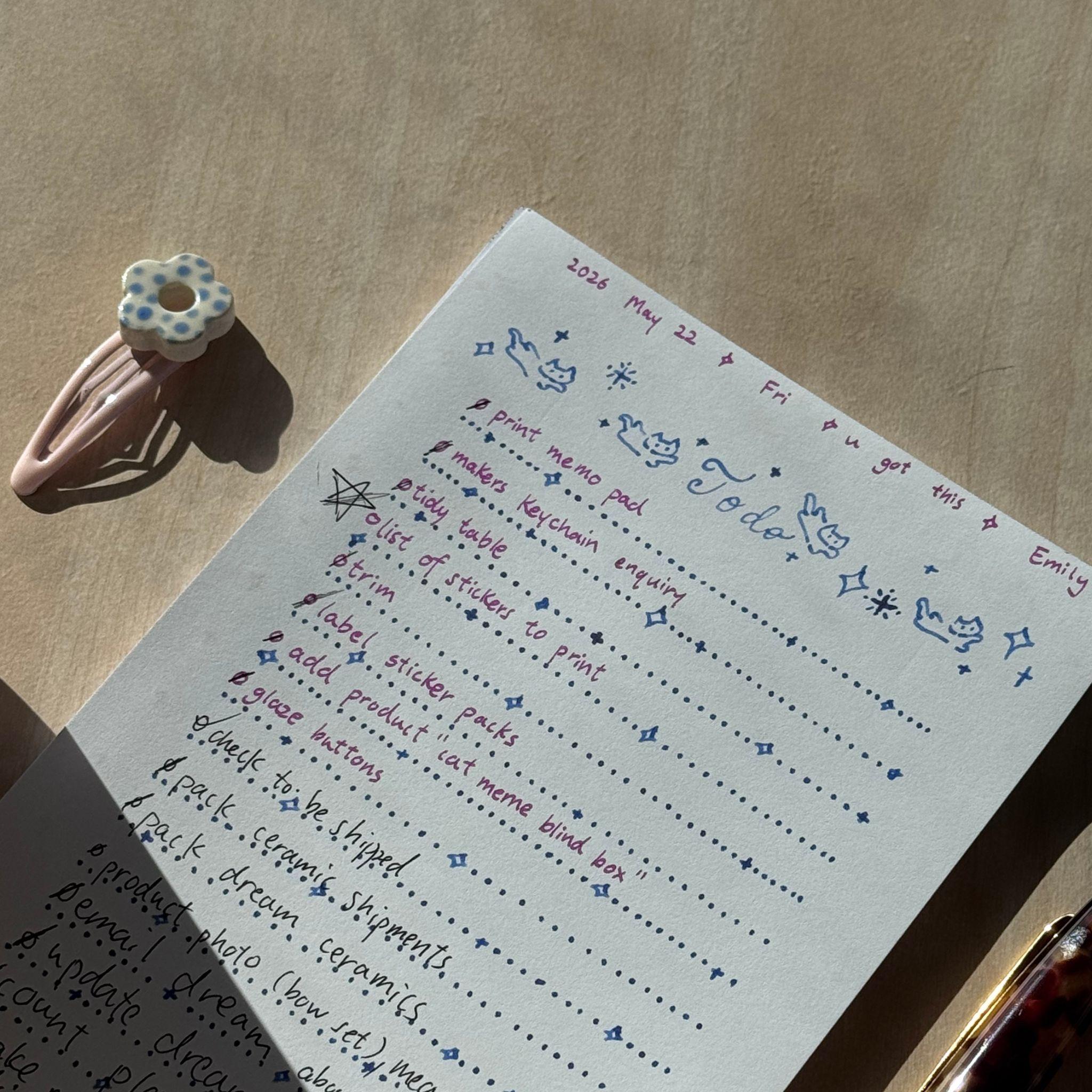 Chasing stars | Daily memo pad