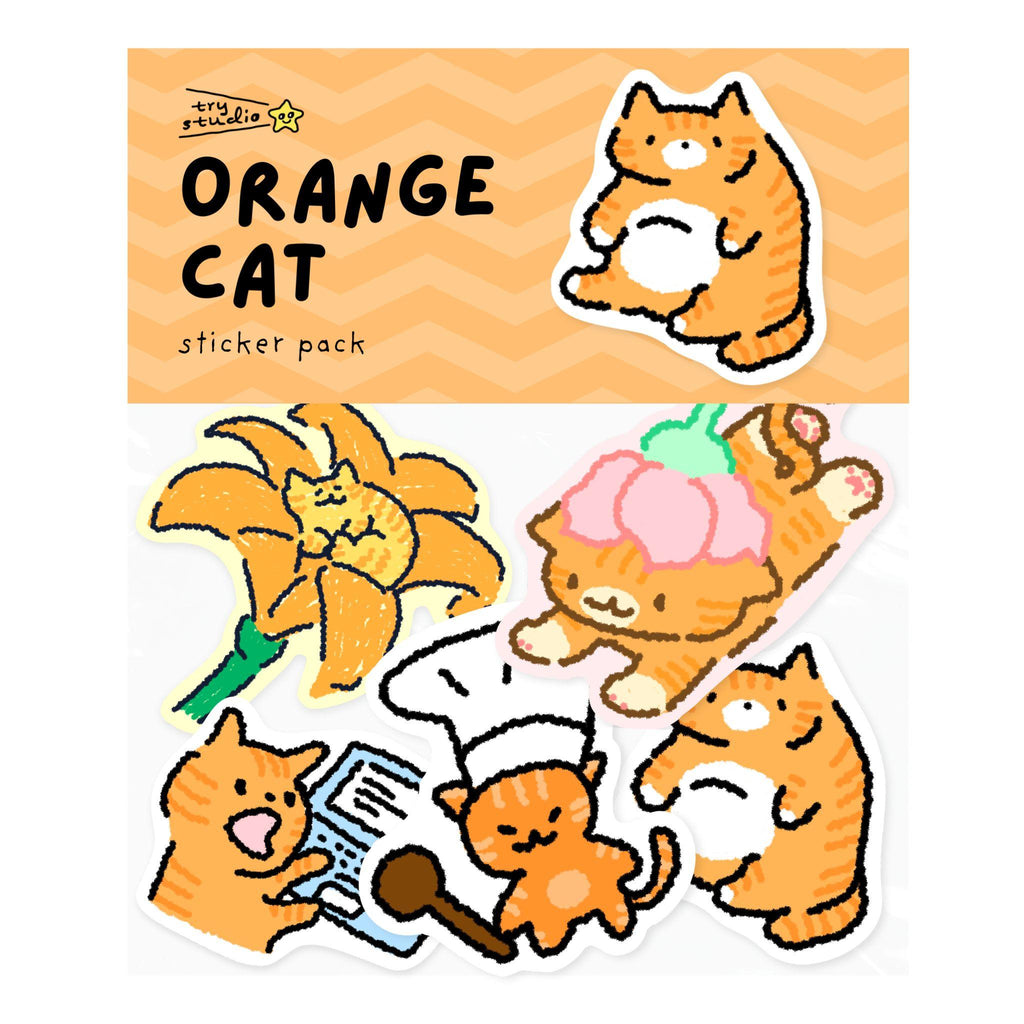 Orange Cat | Sticker Pack
