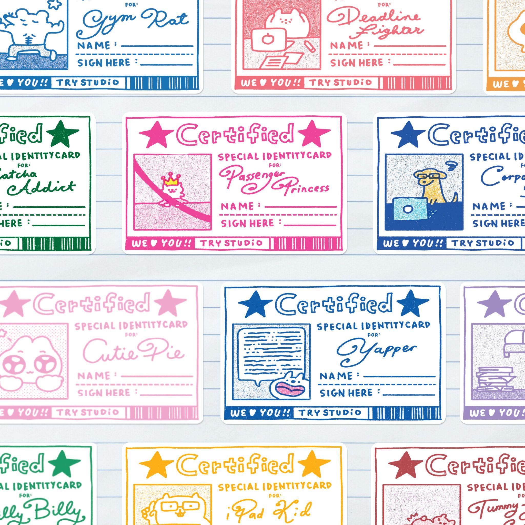 Certified | Transit Card Sticker