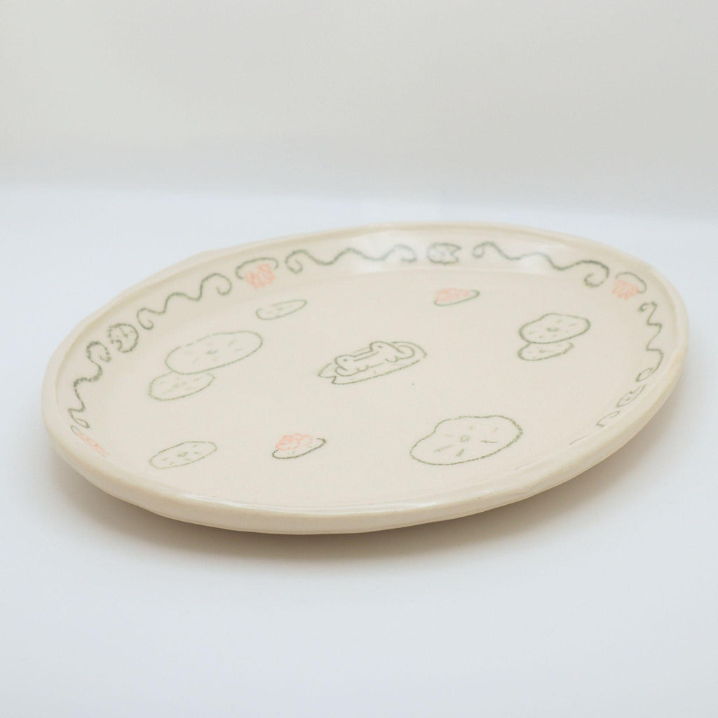 I just small frog | Plate
