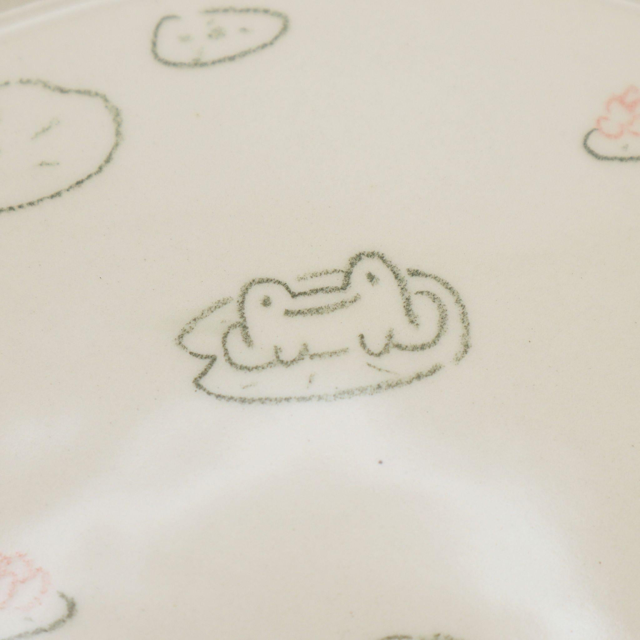 I just small frog | Plate