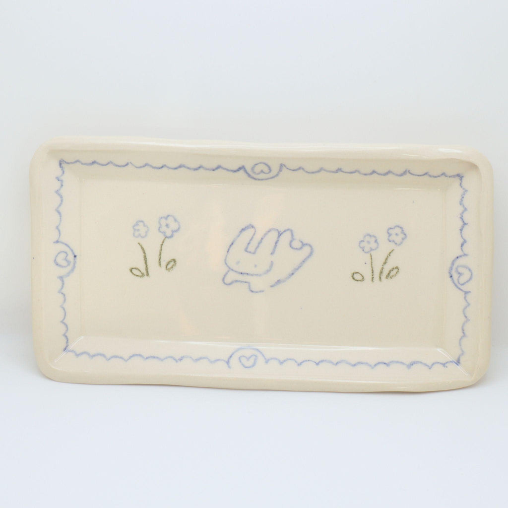 In the flower field | Plate