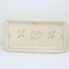In the flower field | Plate