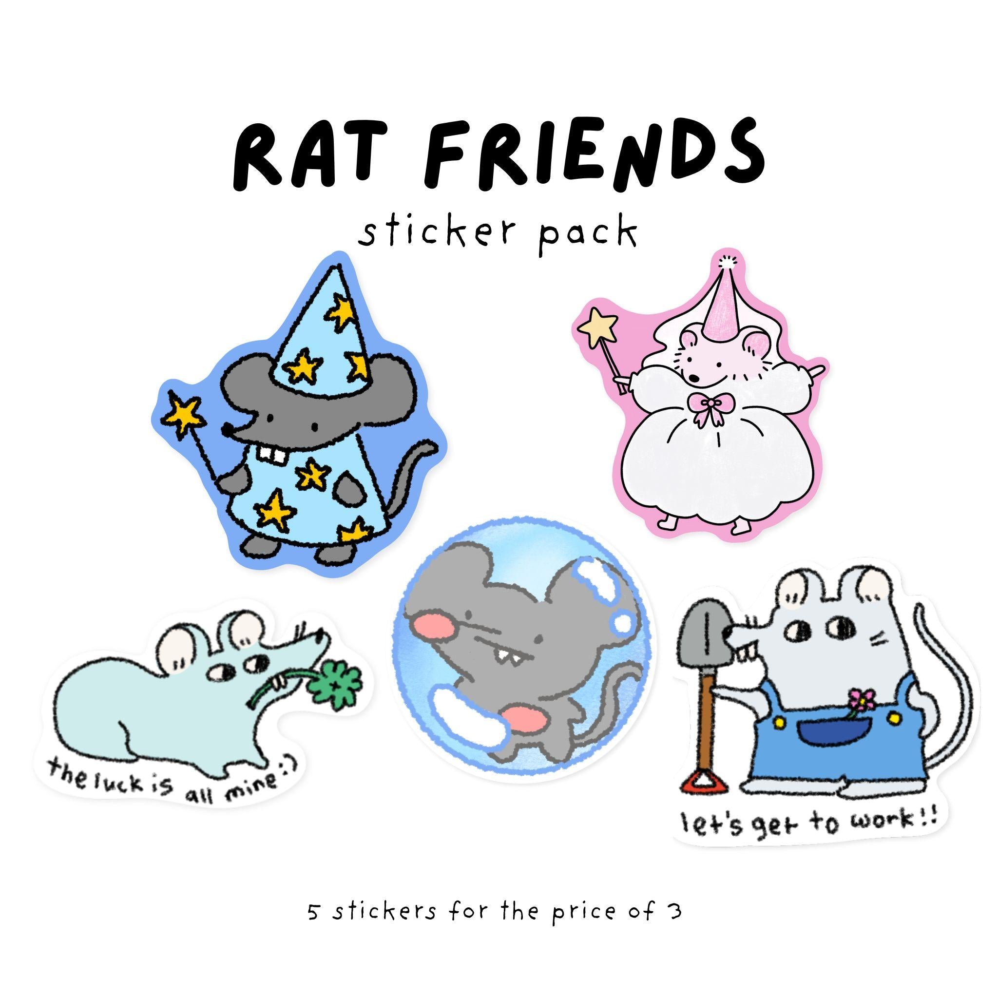 Rat Friends | Sticker Pack
