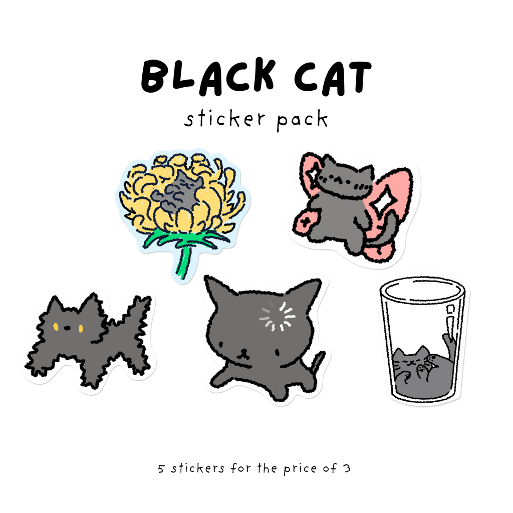 Black Cat | Sticker Pack