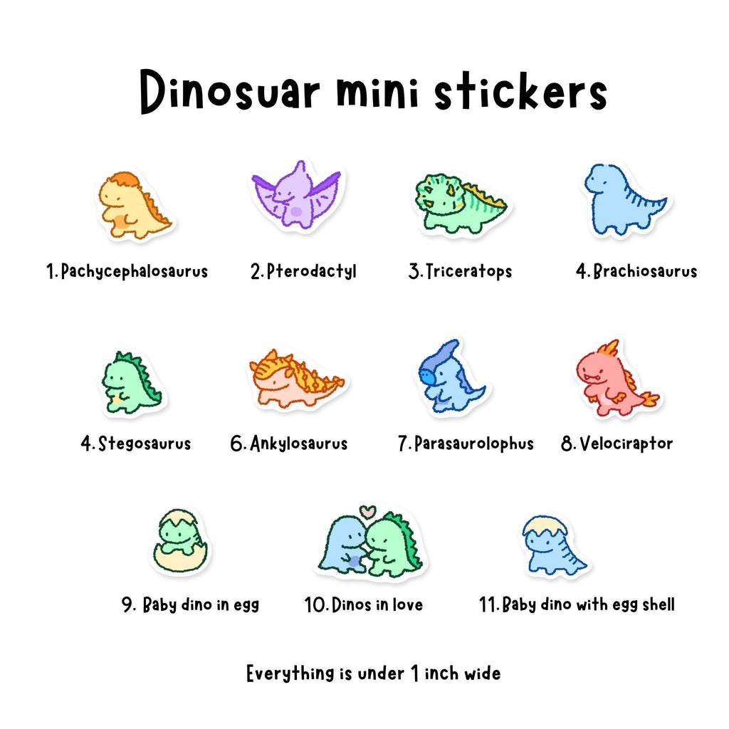 Dinosaurs are COOL | Journaling Sticker Sheet