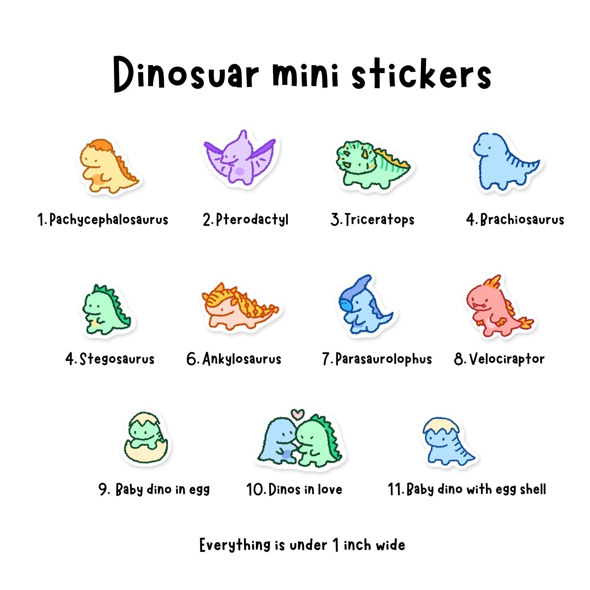 Dinosaurs are COOL | Journaling Sticker Sheet