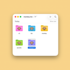 Monkey Biz | App icon & Folder pack