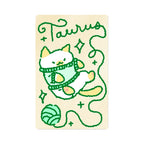 Zodiac Yarn Kitties | Transit Card Sticker