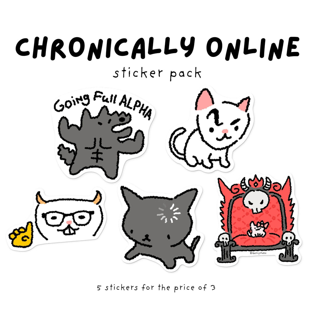 Chronically Online | Sticker Pack