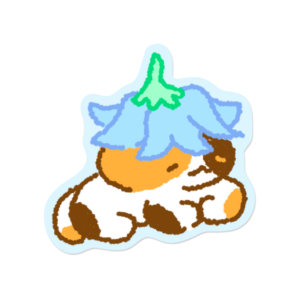 Kitties In Flower Hats | Sticker